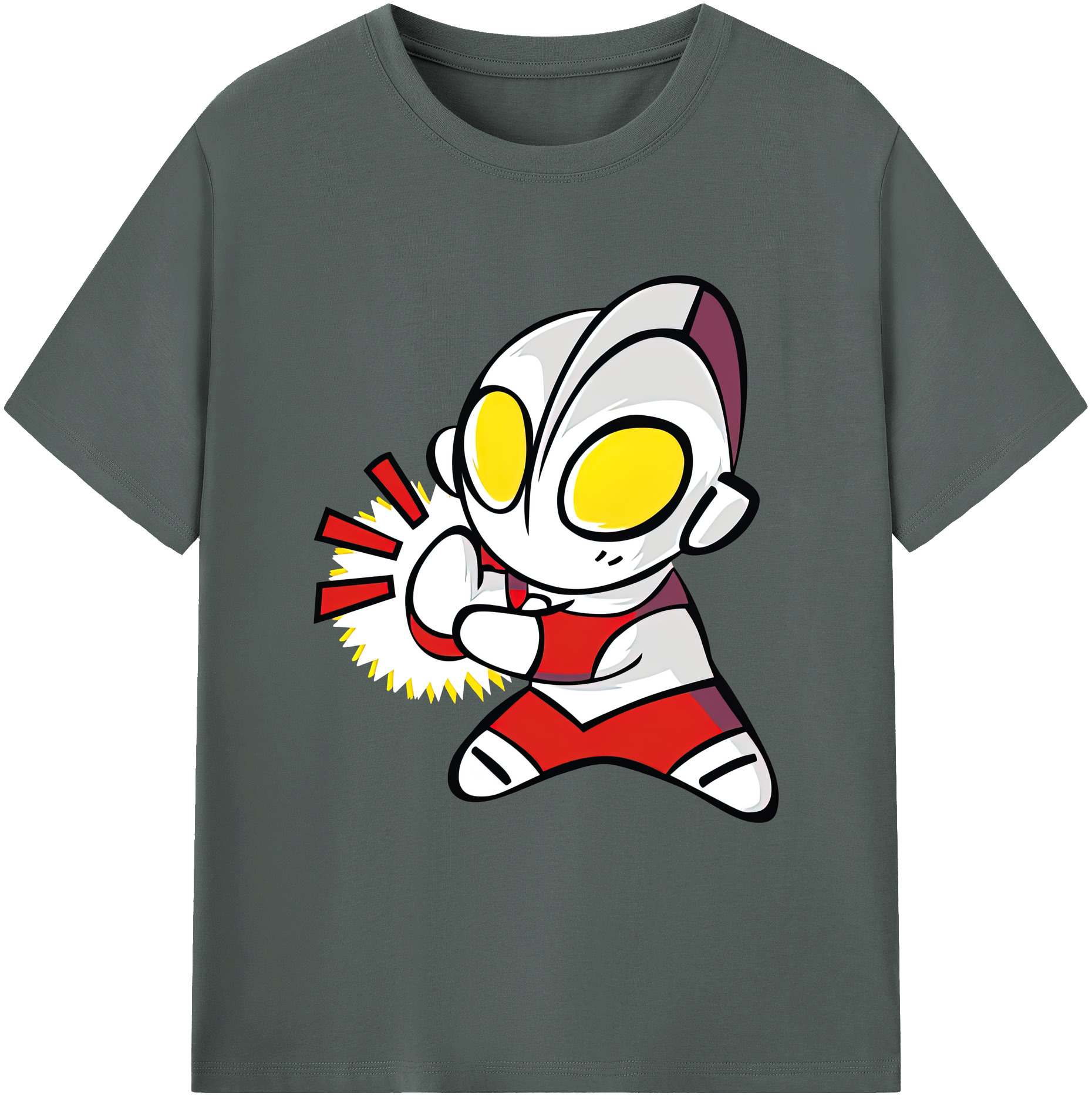 （画像用） ウルトラマン Ultraman 綿100％ メンズ半袖Tシャツ｜肌触りやわらか＆通気性